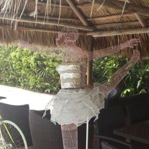 Original FRANK Ballerina metal wire sculpture